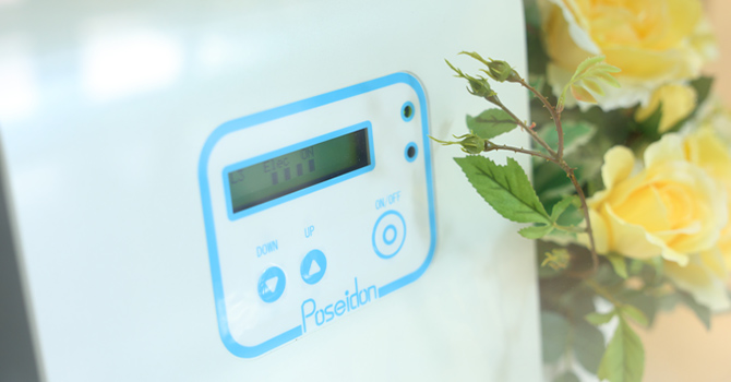 患者様が口にするお水へも配慮 清潔な水を供給する「ポセイドン」